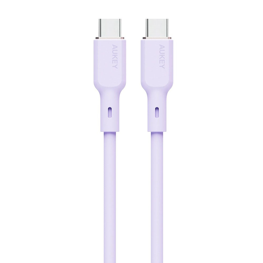 Aukey CB-SCC101 100W USB-C til USB-C-Kabel - 1m - Lilla