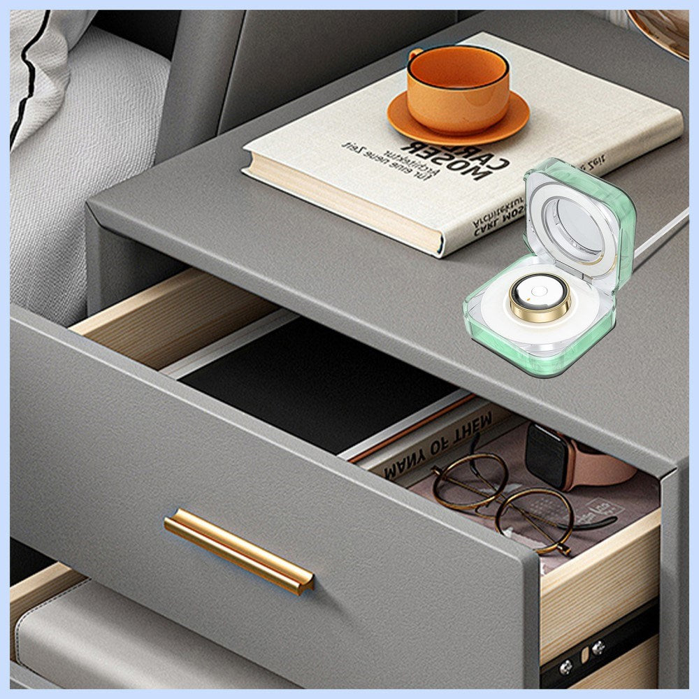 EIDERWOOD Deksel til Samsung Galaxy Ring Ladeveske - Svart