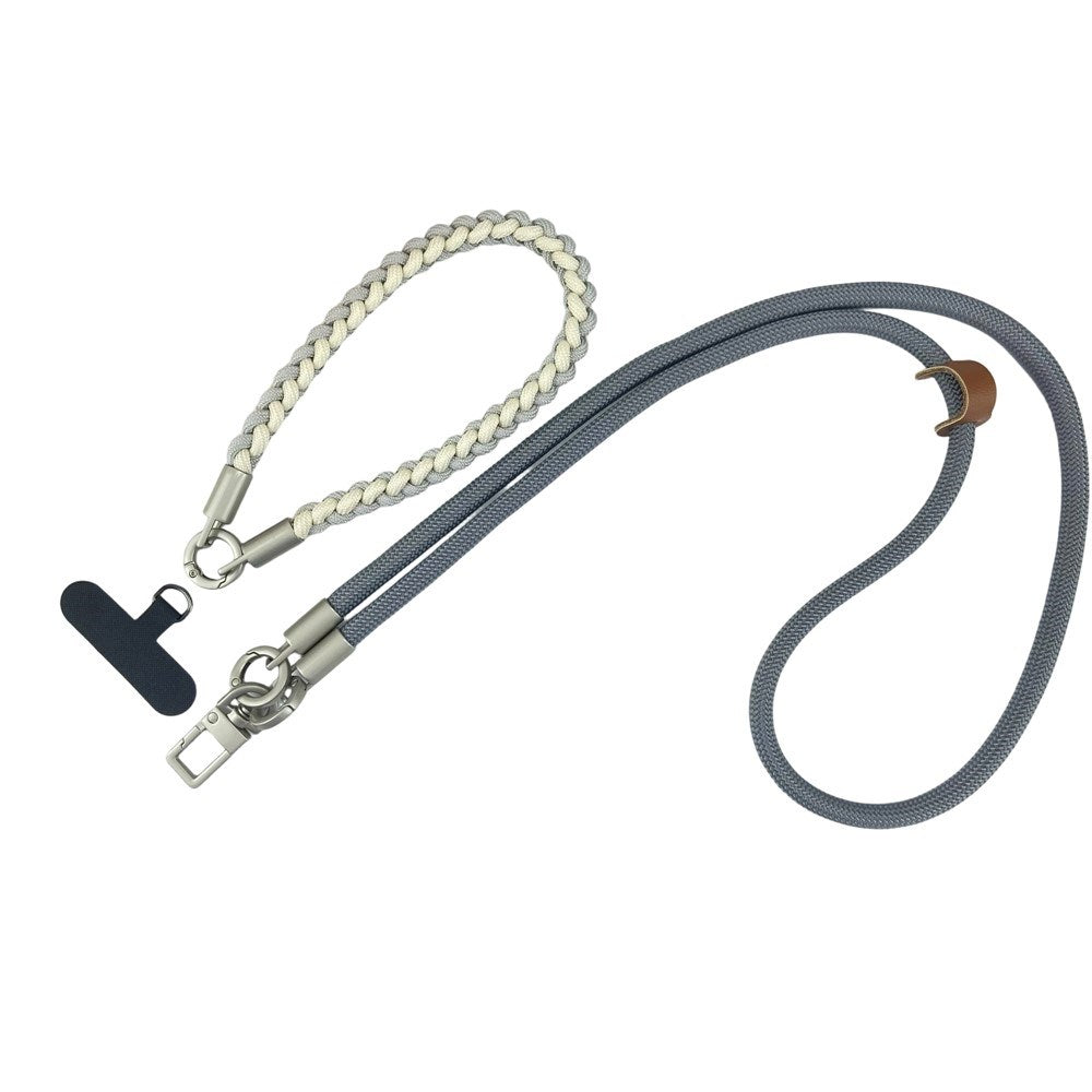Flettet 3-i-1 Mobilstrop - 90cm / 30cm - Lilla