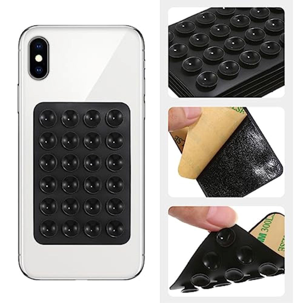 Silikon Sugekopp Mobil Holder - 10-Pak - Rosa