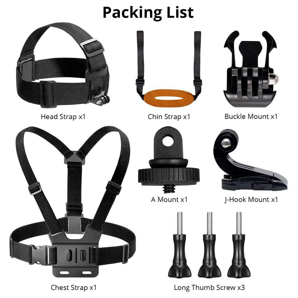 AKASO Actionkameratilbehør for Parkour - Svart