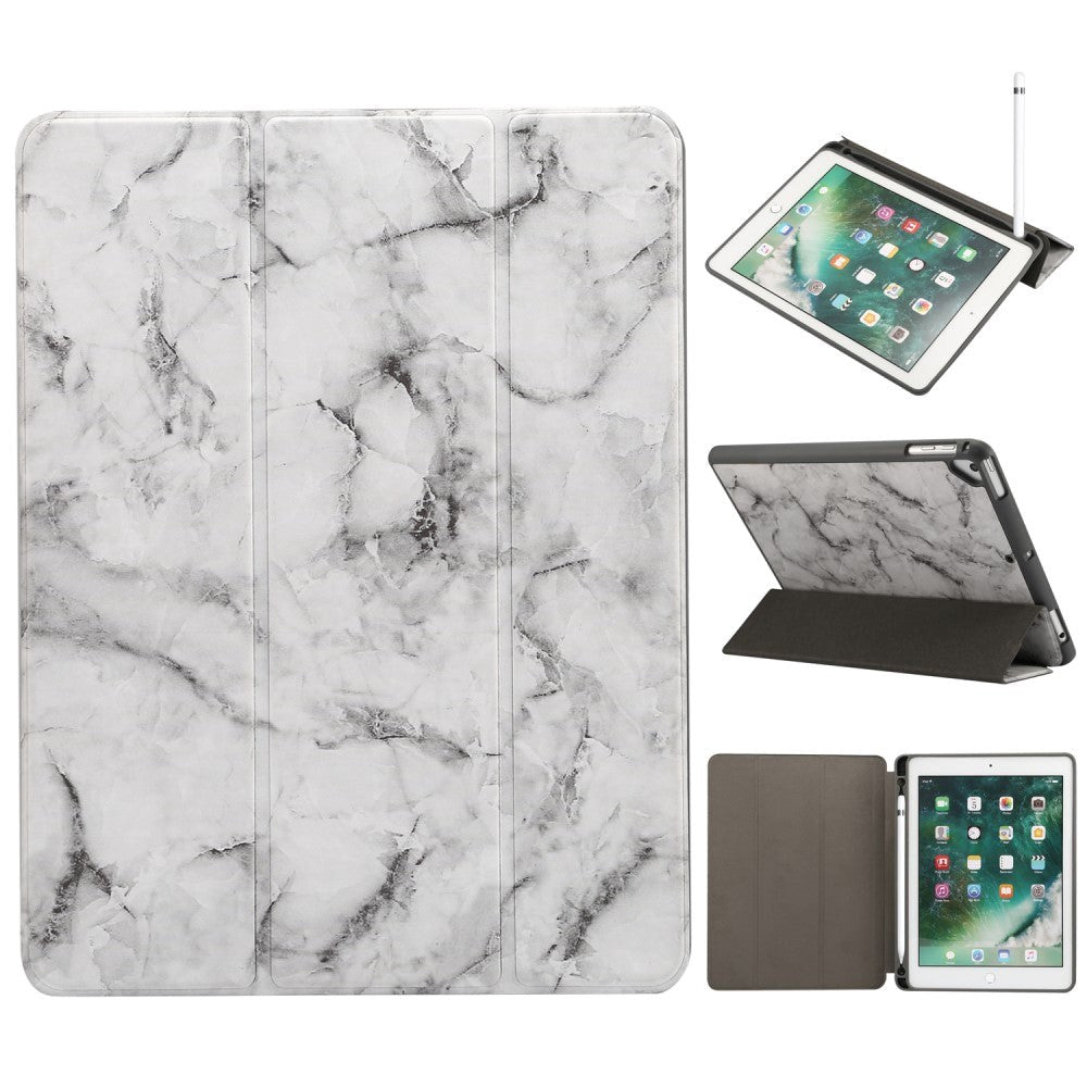 iPad Deksel - Sindal Marble Series Total Protection Deksel - Grey