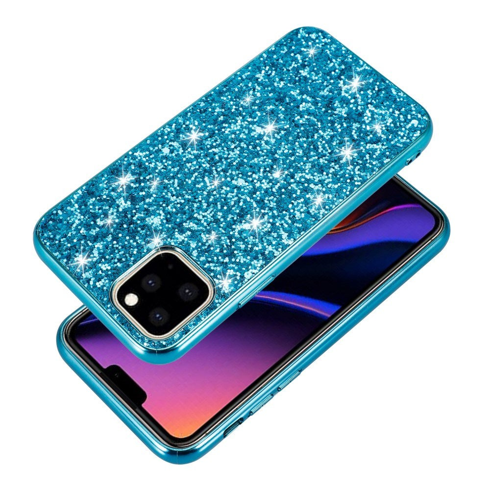 EIDERWOOD iPhone 11 Pro Max Glitter Hybrid Deksel - Blå