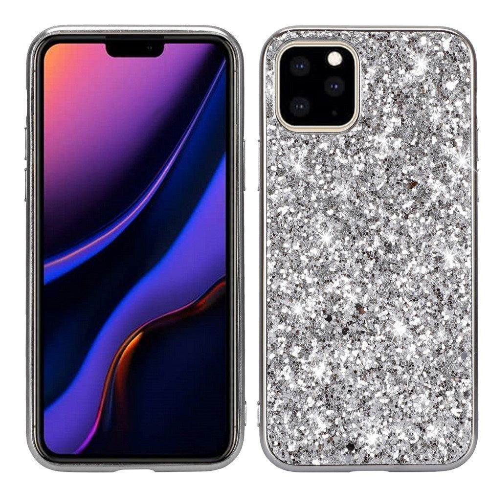 EIDERWOOD iPhone 11 Pro Max Glitter Hybrid Deksel - Sølv