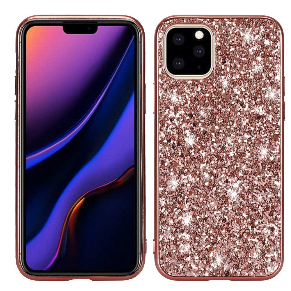 EIDERWOOD iPhone 11 Pro Max Glitter Hybrid Deksel - Rose Gold