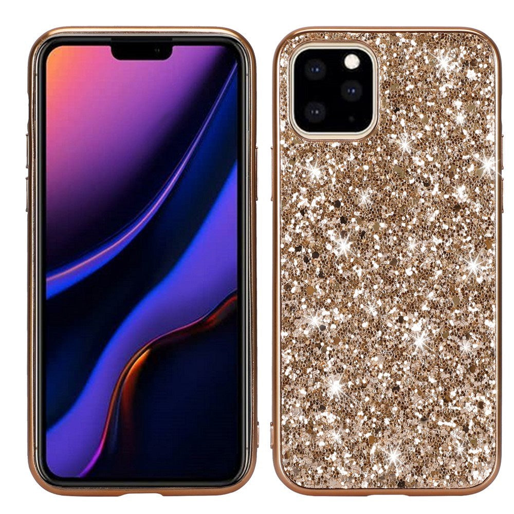 EIDERWOOD iPhone 11 Pro Max Glitter Hybrid Deksel - Gull