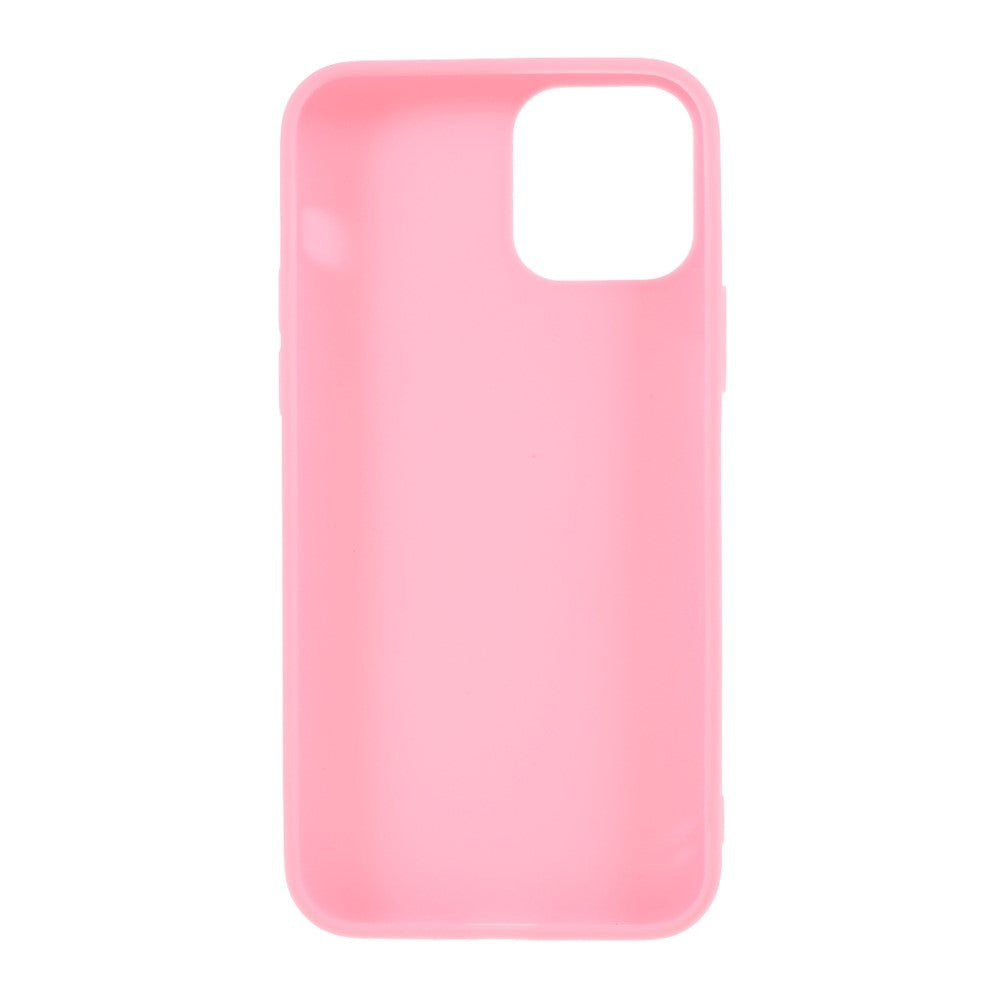 iPhone 12 / 12 Pro Mat Fleksibel Deksel - Rosa