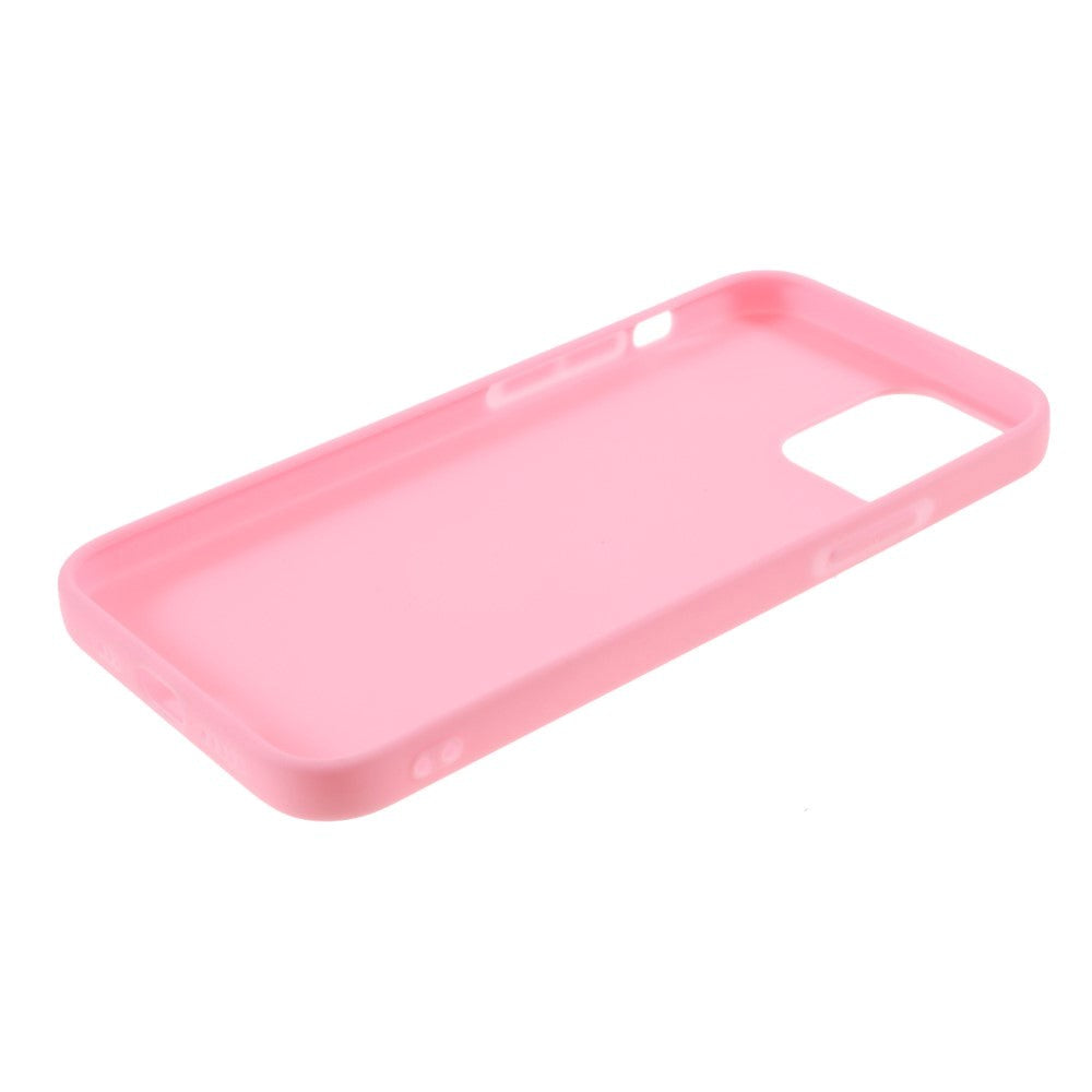 iPhone 12 / 12 Pro Mat Fleksibel Deksel - Rosa
