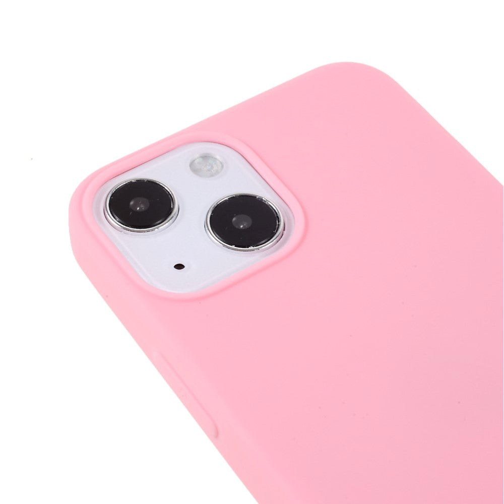 iPhone 13 Fleksibel TPU Plast Bakdeksel - Rosa