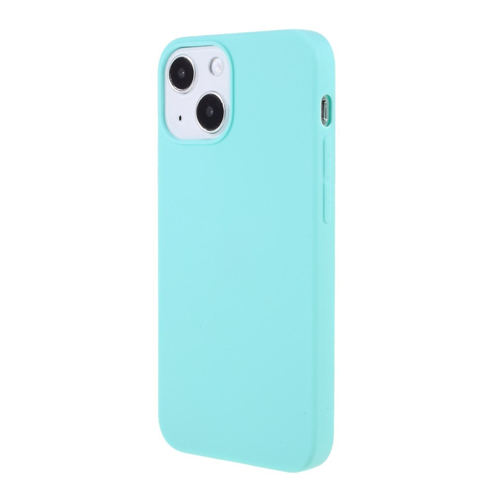 iPhone 13 Mini Fleksibelt Plast Bakdeksel - Cyan