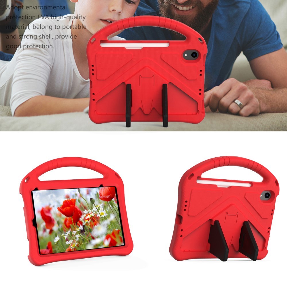 EIDERWOOD iPad mini (2024) / mini (2021) Barneskrin med Kickstand - Rød