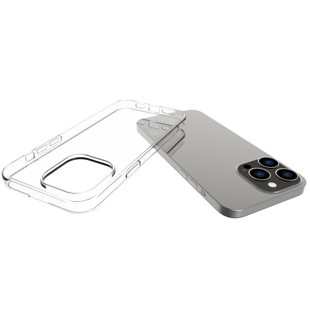 iPhone 14 Pro Max Ultra Slim Fleksibelt Plastdeksel - Gjennomsiktig