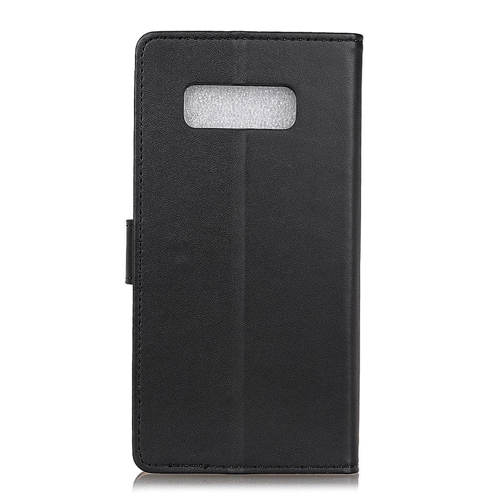 Samsung Galaxy S10e Slim Wallet Skinndeksel med Lommebok Svart