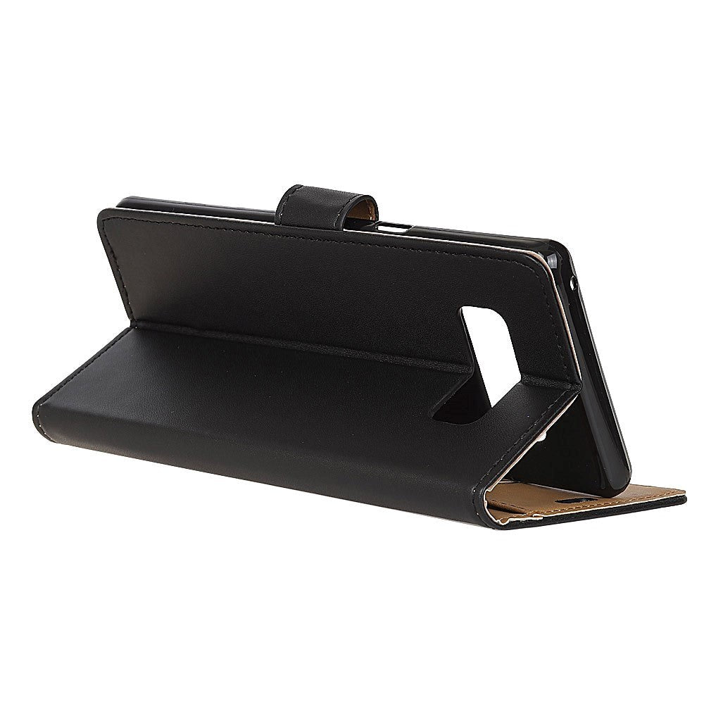 Samsung Galaxy S10e Slim Wallet Skinndeksel med Lommebok Svart