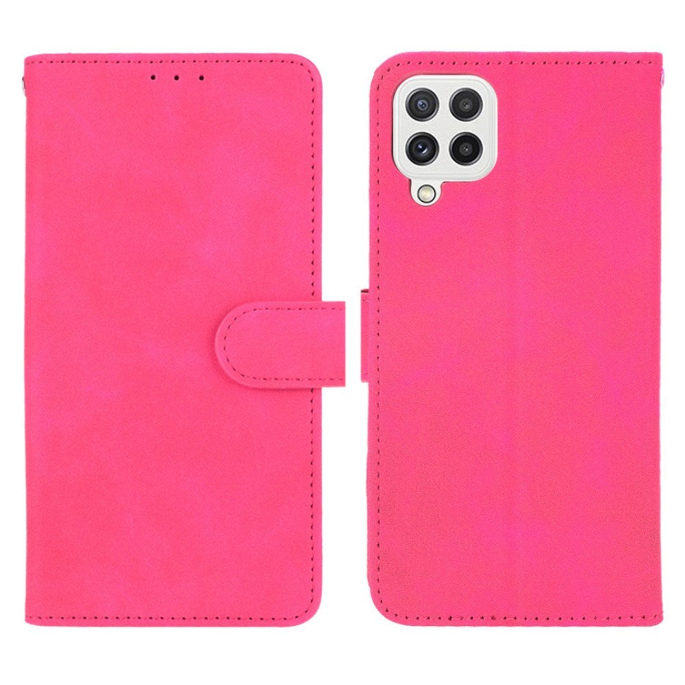 EIDERWOOD Samsung Galaxy A22 (4G) Kunstskinn Flip Deksel m. Kortholder & Ståfunksjon - Pink