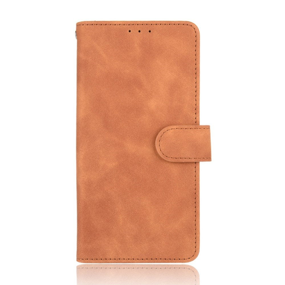 EIDERWOOD Samsung Galaxy A22 (4G) Kunstskinn Flip Deksel m. Kortholder & Ståfunksjon - Brun