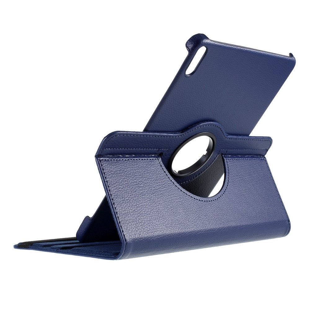 Huawei MatePad Pro 10.8" Klassisk PU Skinndeksel m. 360° Ståfunksjon - Mørkeblå