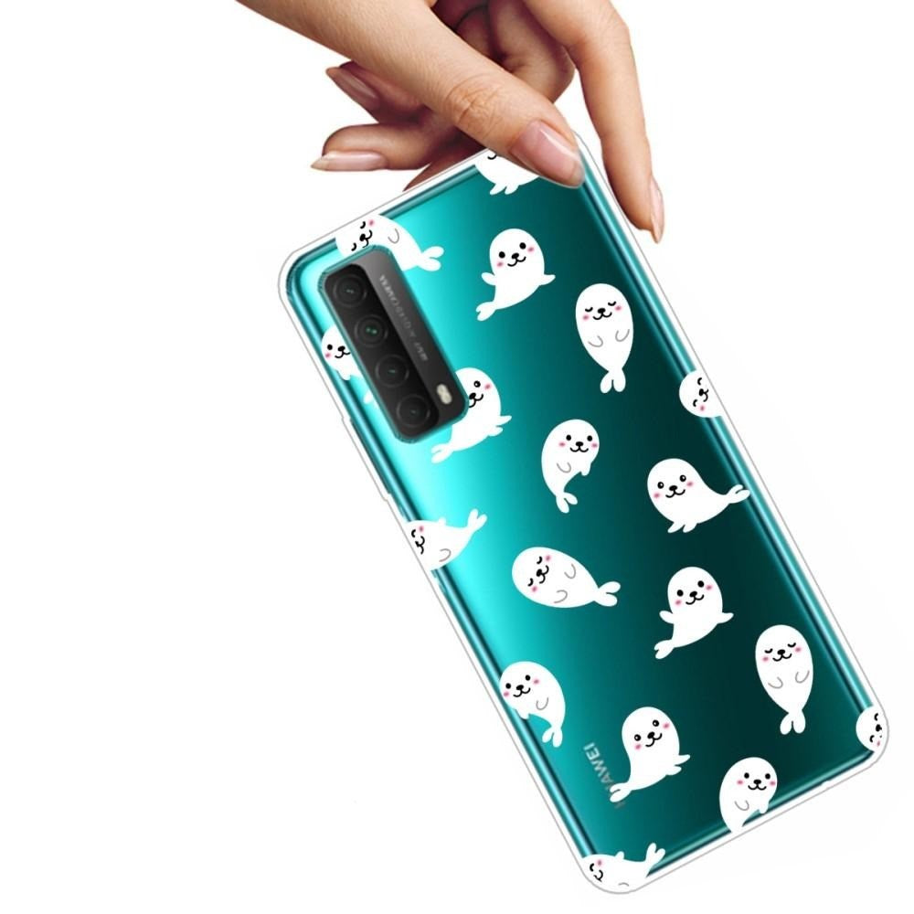 Huawei P Smart (2021) Gjennomsiktigt Plastikkdeksel m. Seler