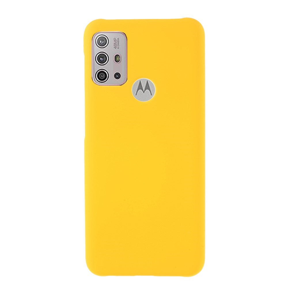 EIDERWOOD Motorola Moto G10 / G20 / G30 Hard Plast Deksel - Matt Overflate - Gul
