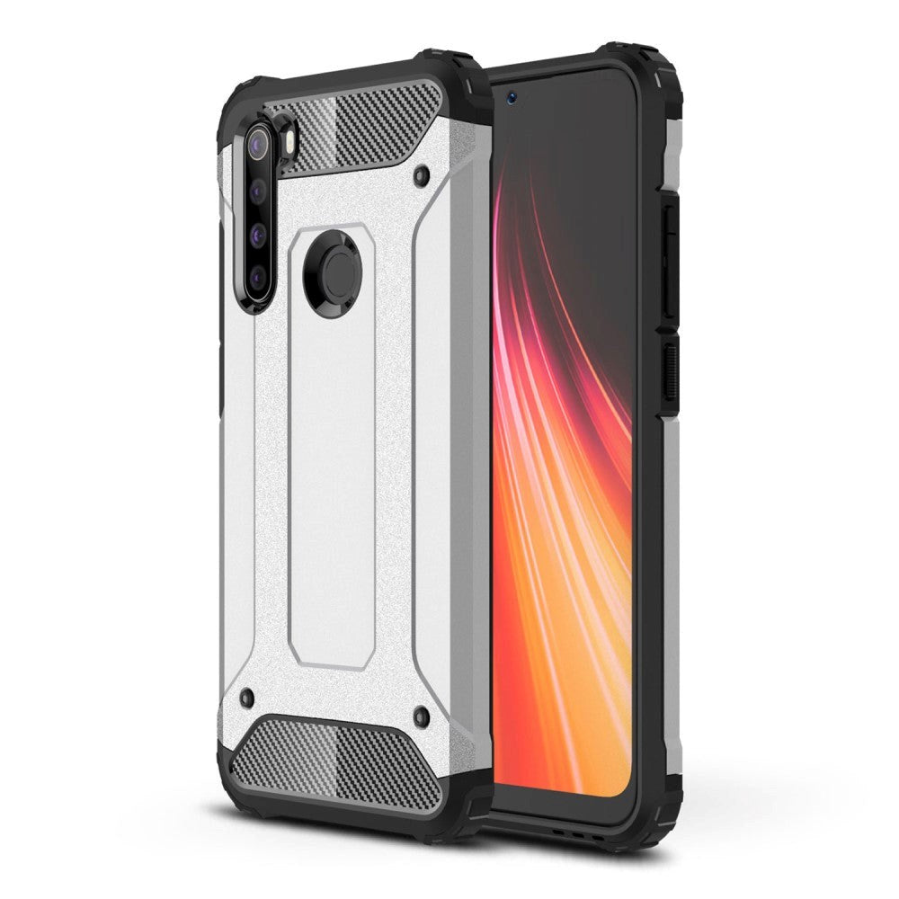 Xiaomi Redmi Note 8 Håndverkerdeksel Armor Guard- Sølv