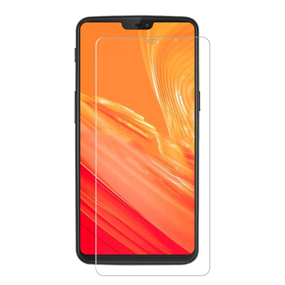 OnePlus 6 Herdet Glass - Case Friendly - Skjermbeskytter - Gjennomsiktig