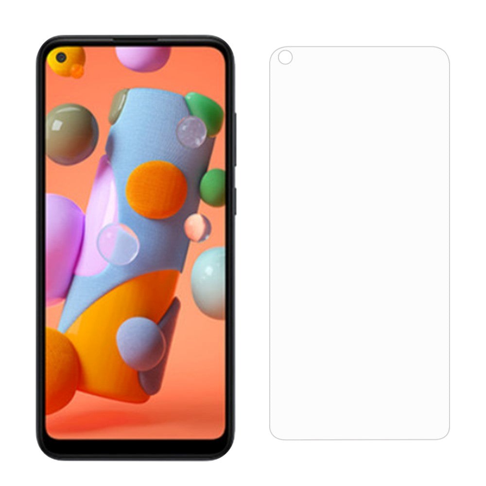 Samsung Galaxy M11 Herdet Beskyttelsesglass - Case Friendly - Gjennomsiktig