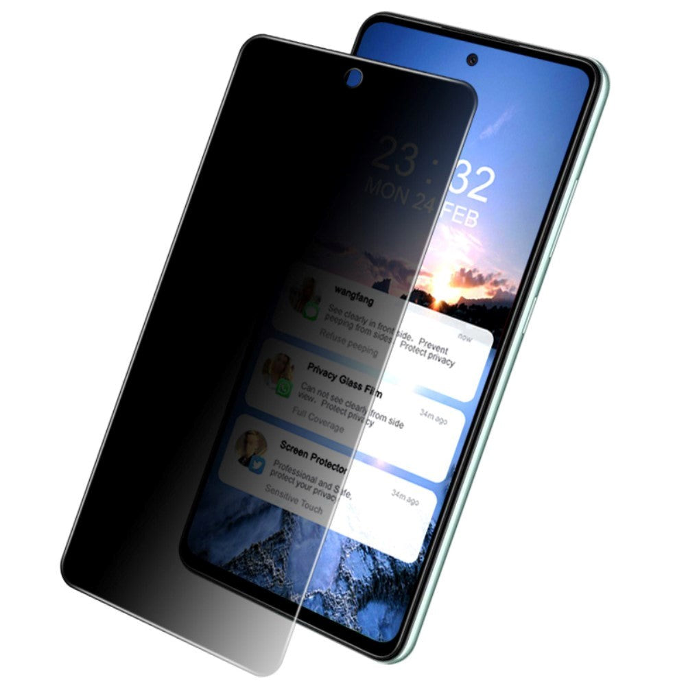 Samsung Galaxy A52s 5G / A52 (4G / 5G) Imak Anti-Peep Skjermbeskytter - Herdet glass - Gjennomsiktig