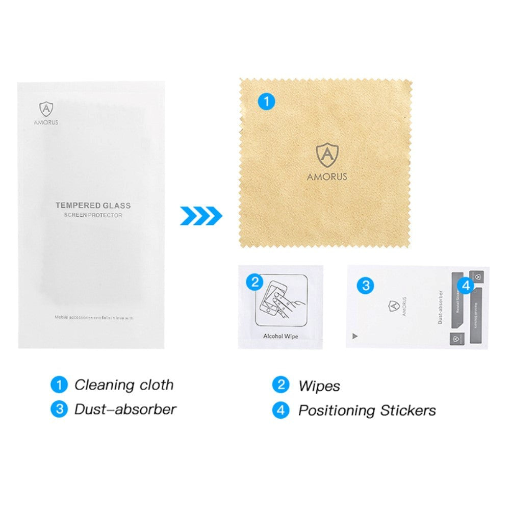 OnePlus 11 / 10 Pro / 9 Pro AMORUS Nano Optics med Flydende UV Skjermbeskytter i Herdet Glass - Gjennomsiktig