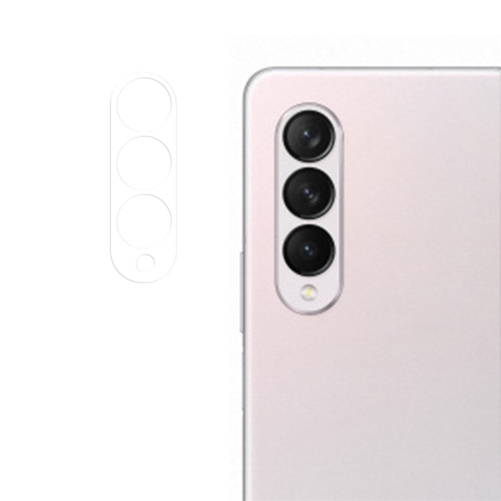 Samsung Galaxy Z Fold3 (5G) Herdet Kameralinsebeskyttelsesglass - Gjennomsiktig