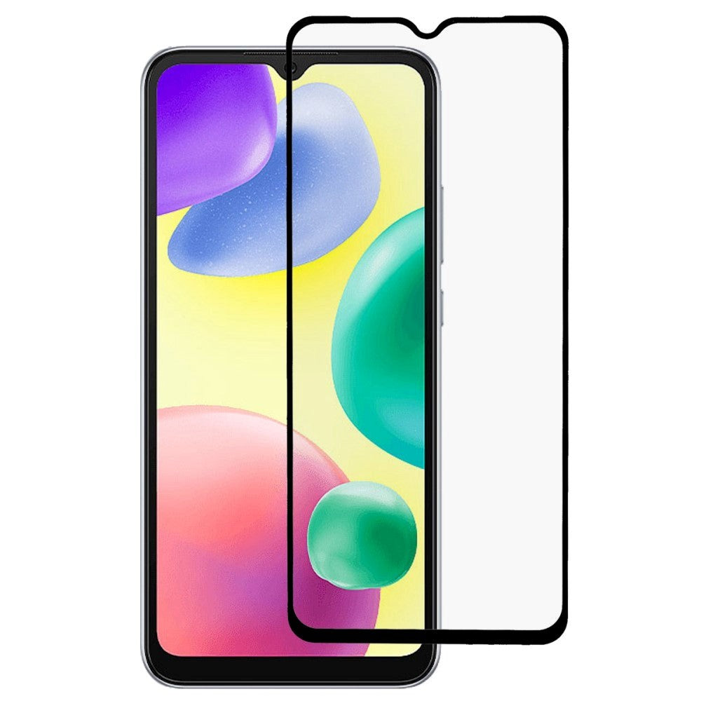 Xiaomi Redmi 10A Full Fit Herdet glass - Skjermbeskytter - Gjennomsiktig