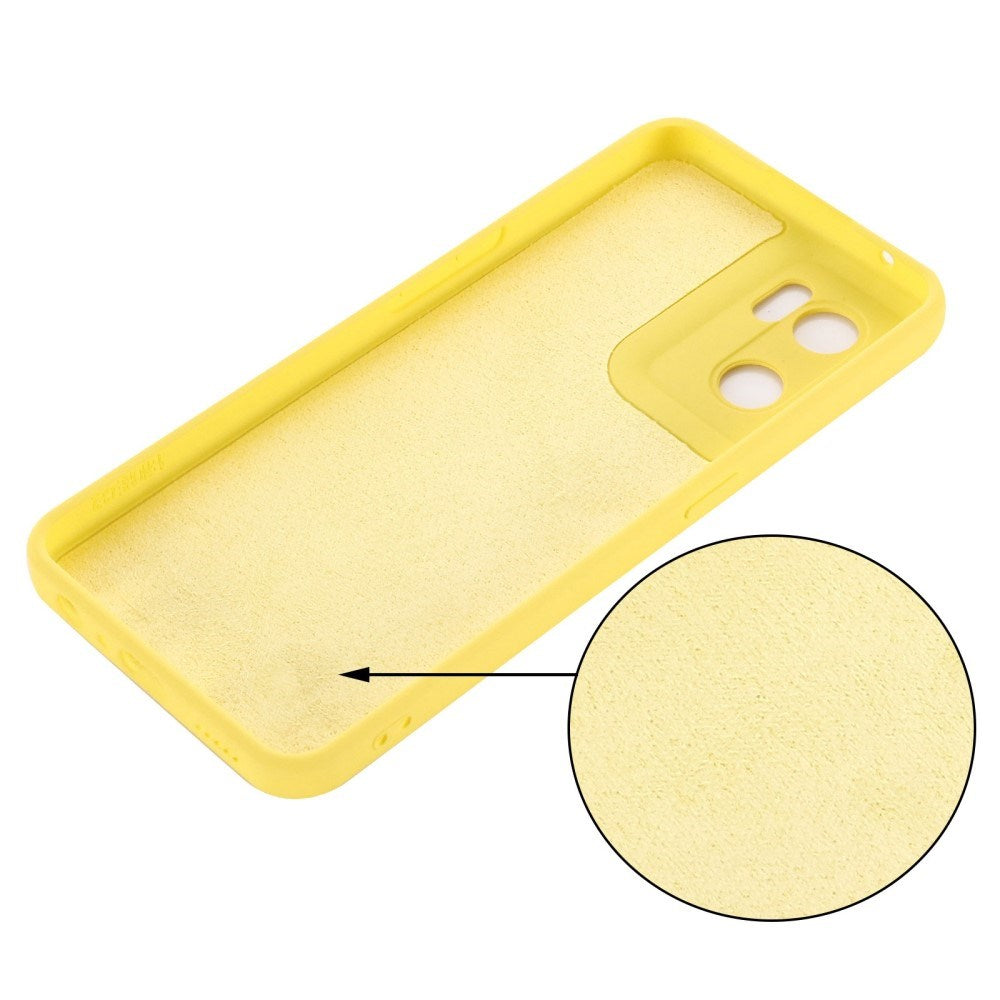 EIDERWOOD OnePlus Nord CE 2 (5G) Liquid Silikon Deksel m. Stropp - Gul