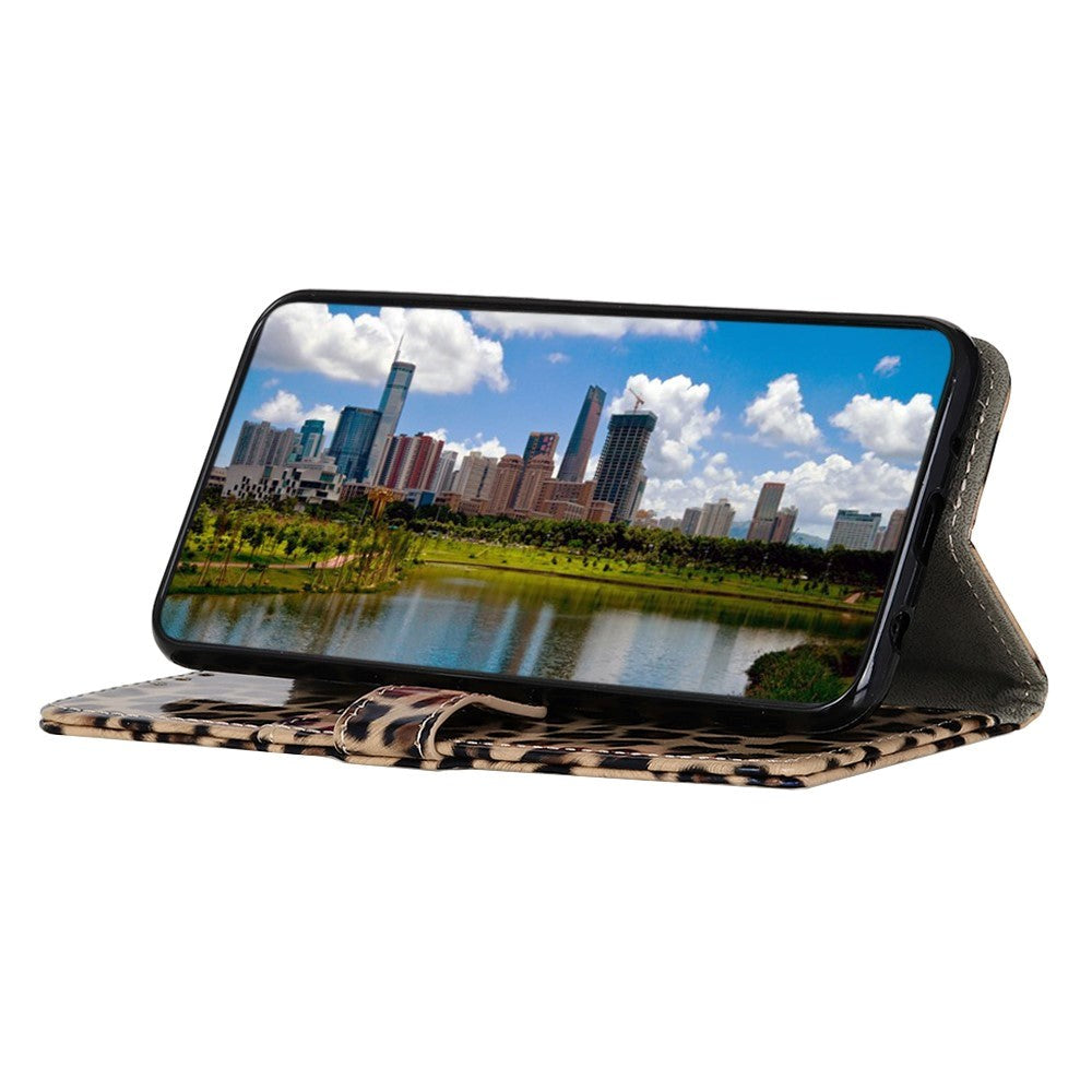 Nokia 2.3 PU Skinndeksel m. Lommebok - Leopard