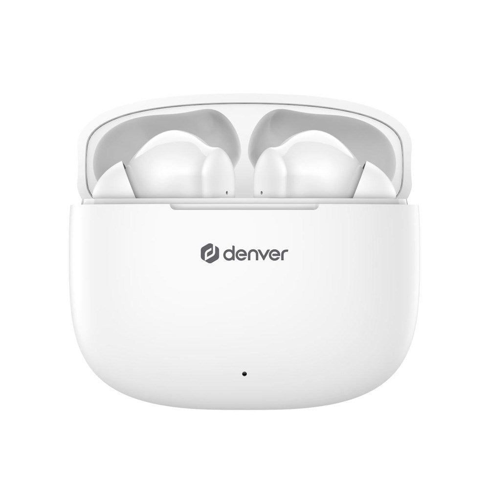 Denver True Wireless Hodetelefoner - In-Ear - Hvit