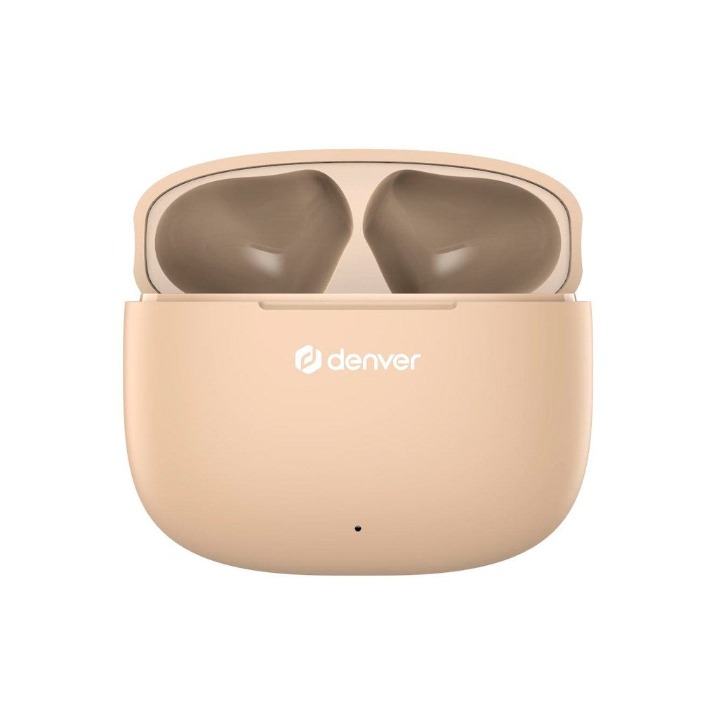 Denver True Wireless Hodetelefoner - In-Ear - Beige