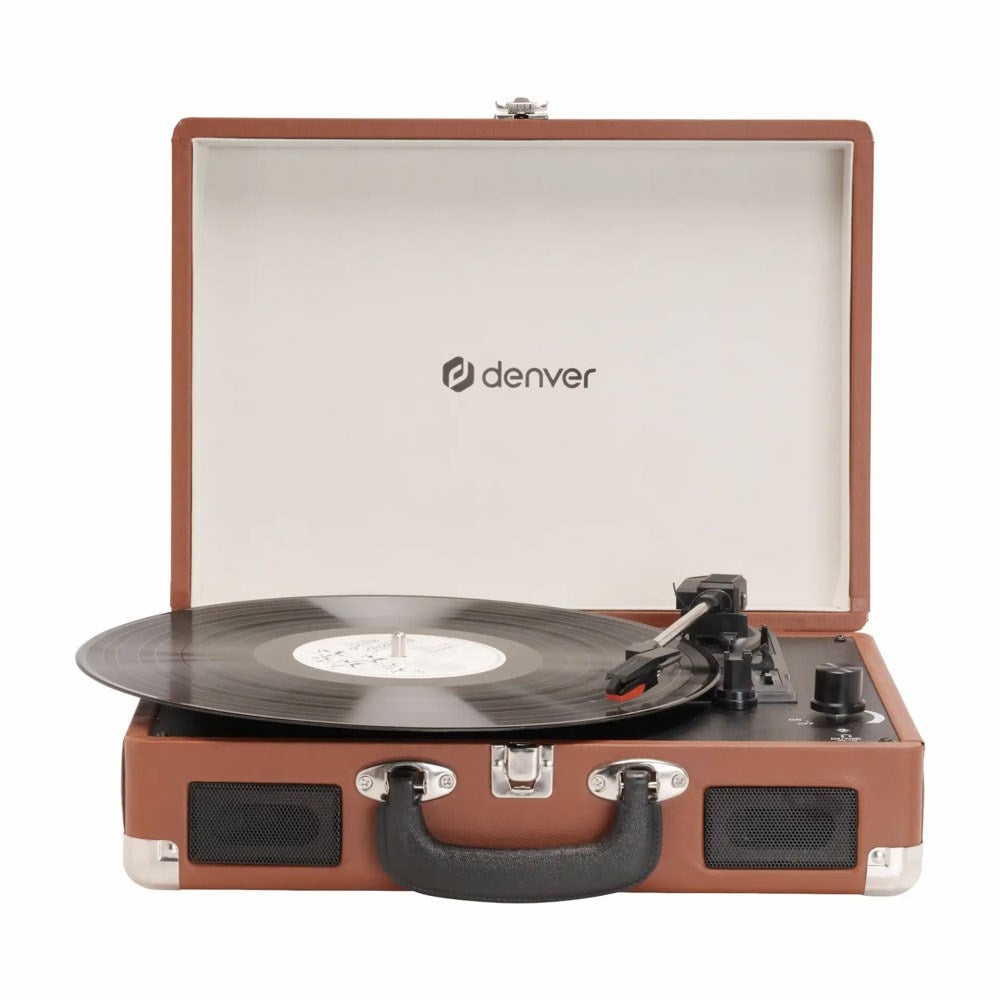Denver VPL-120 Vintage USB Platespiller - Brun