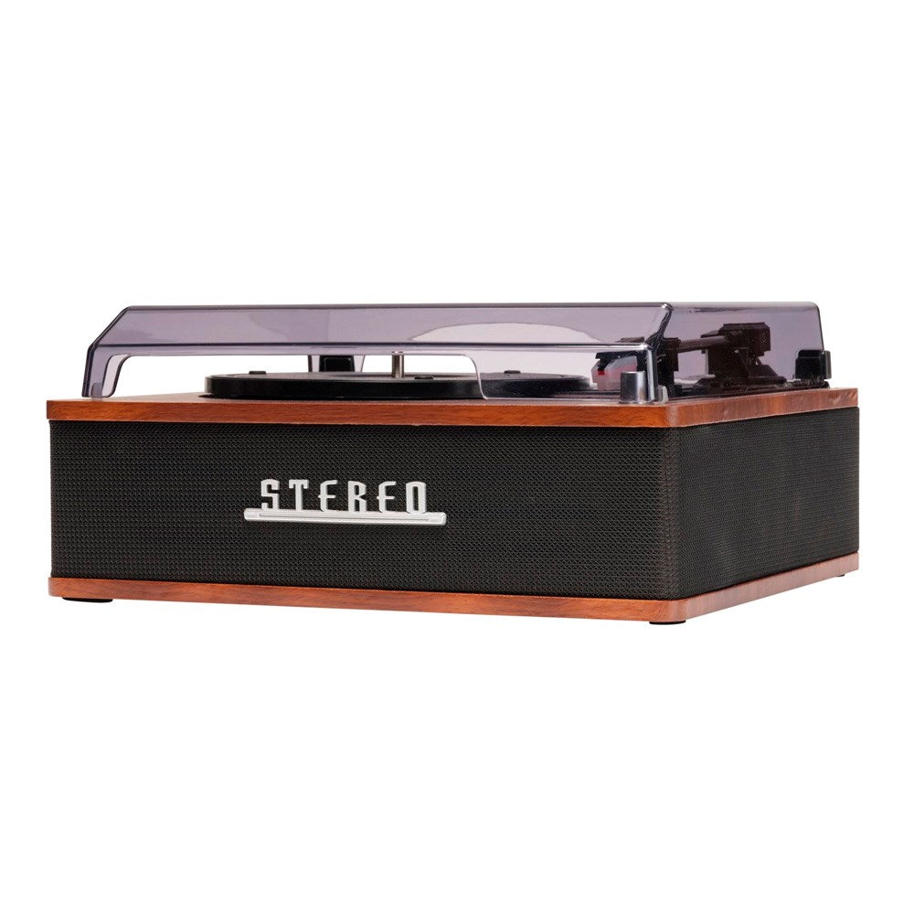 Denver VPB-262 Retro Platespiller med Bluetooth & 2 x 20W Innebygde Høyttalere - Svart / Brun