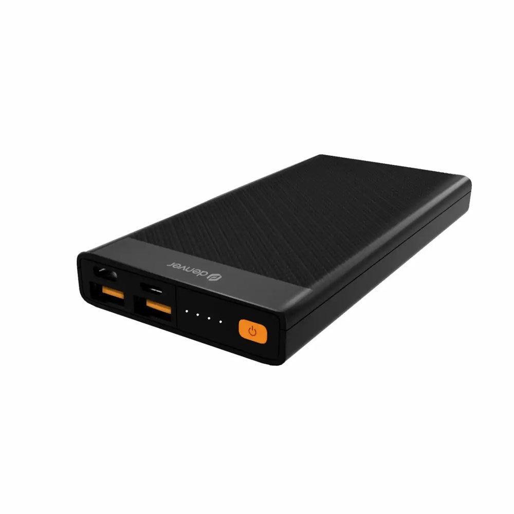 Denver PQC-10008 22.5W PowerBank - 10.000 mAh - Svart