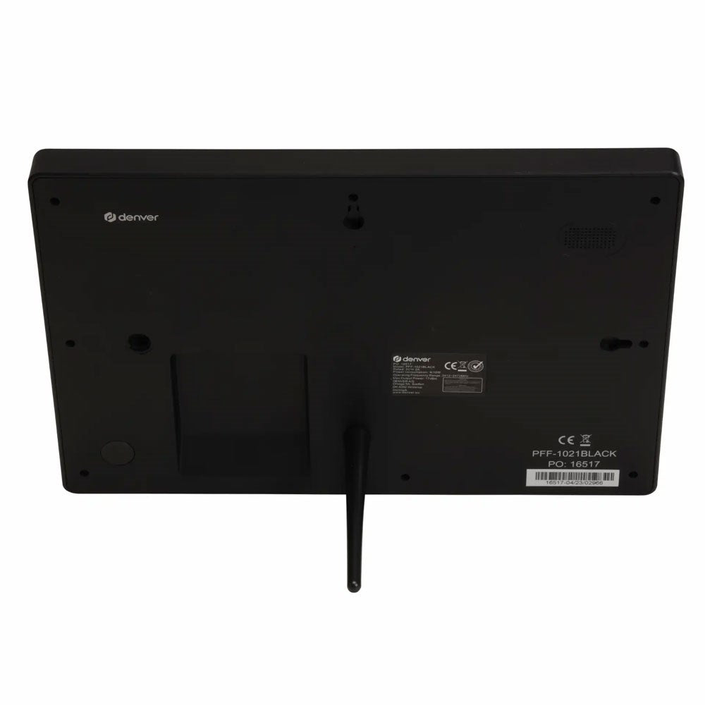 Denver PFF-1021 10.1" Digital Frameo WiFi Digital Fotoramme - 1280x800 / 16GB - Svart