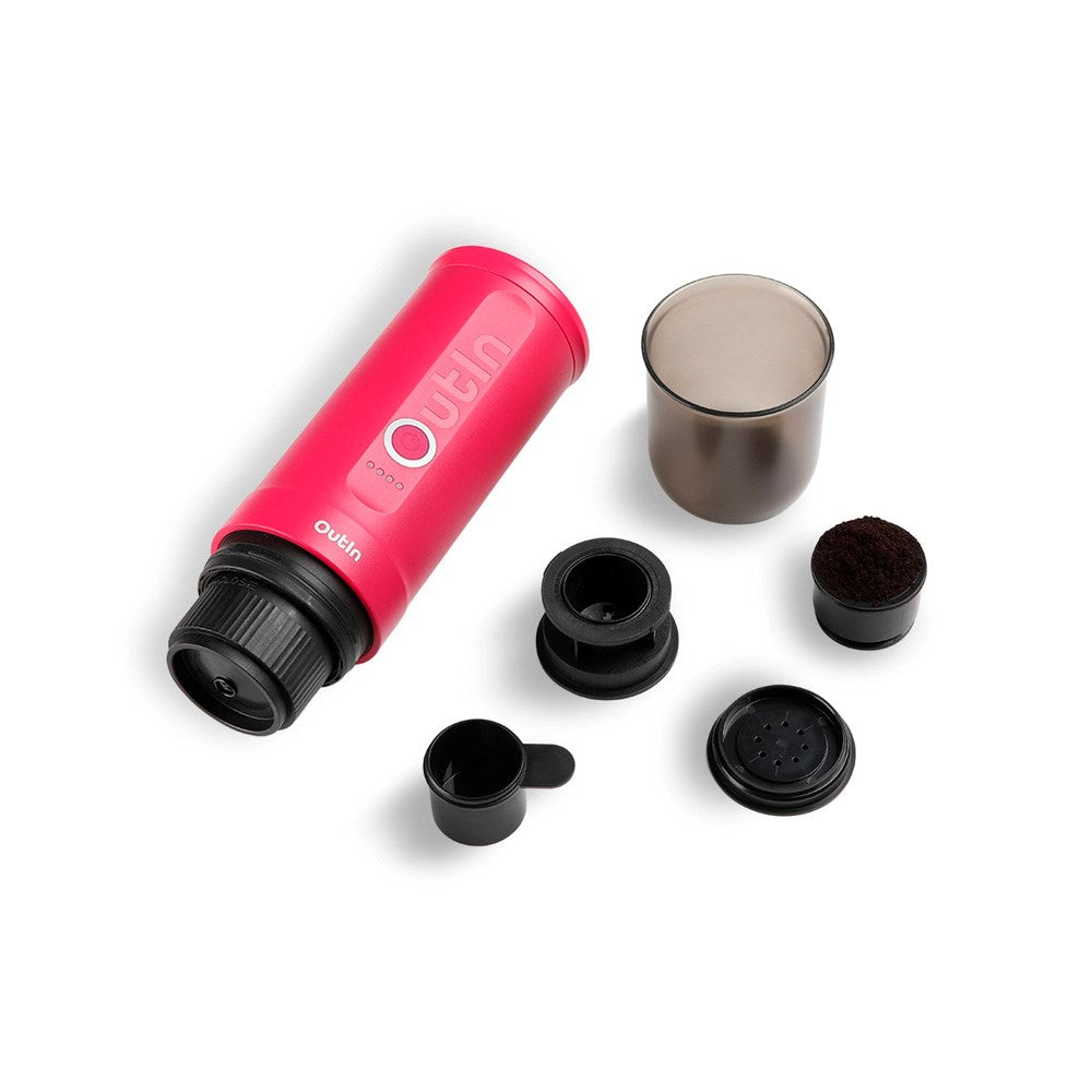 OutIn Nano Bærbar Espressomaskin - Fuchsia Pink