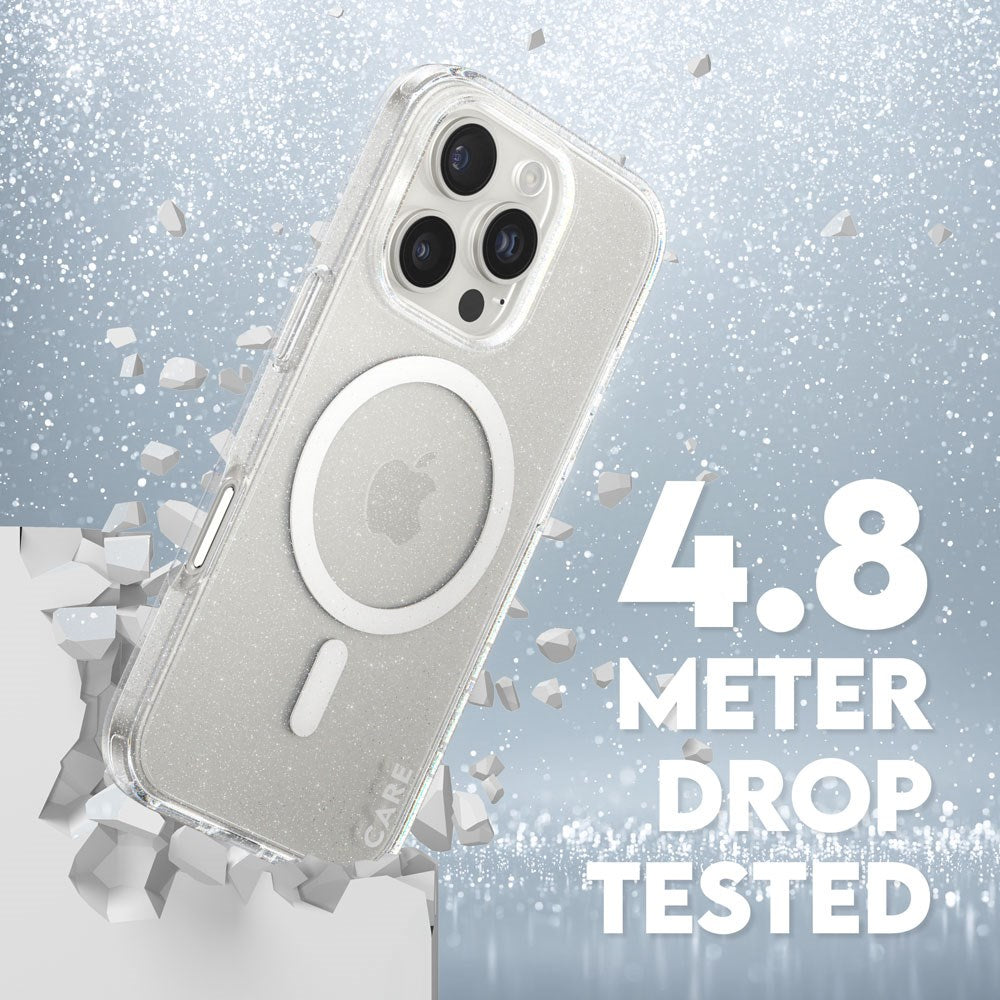 CARE by PanzerGlass iPhone 16 Pro FLAGSHIP Urban Combat-deksel - MagSafe Kompatibel - Star Lit / White