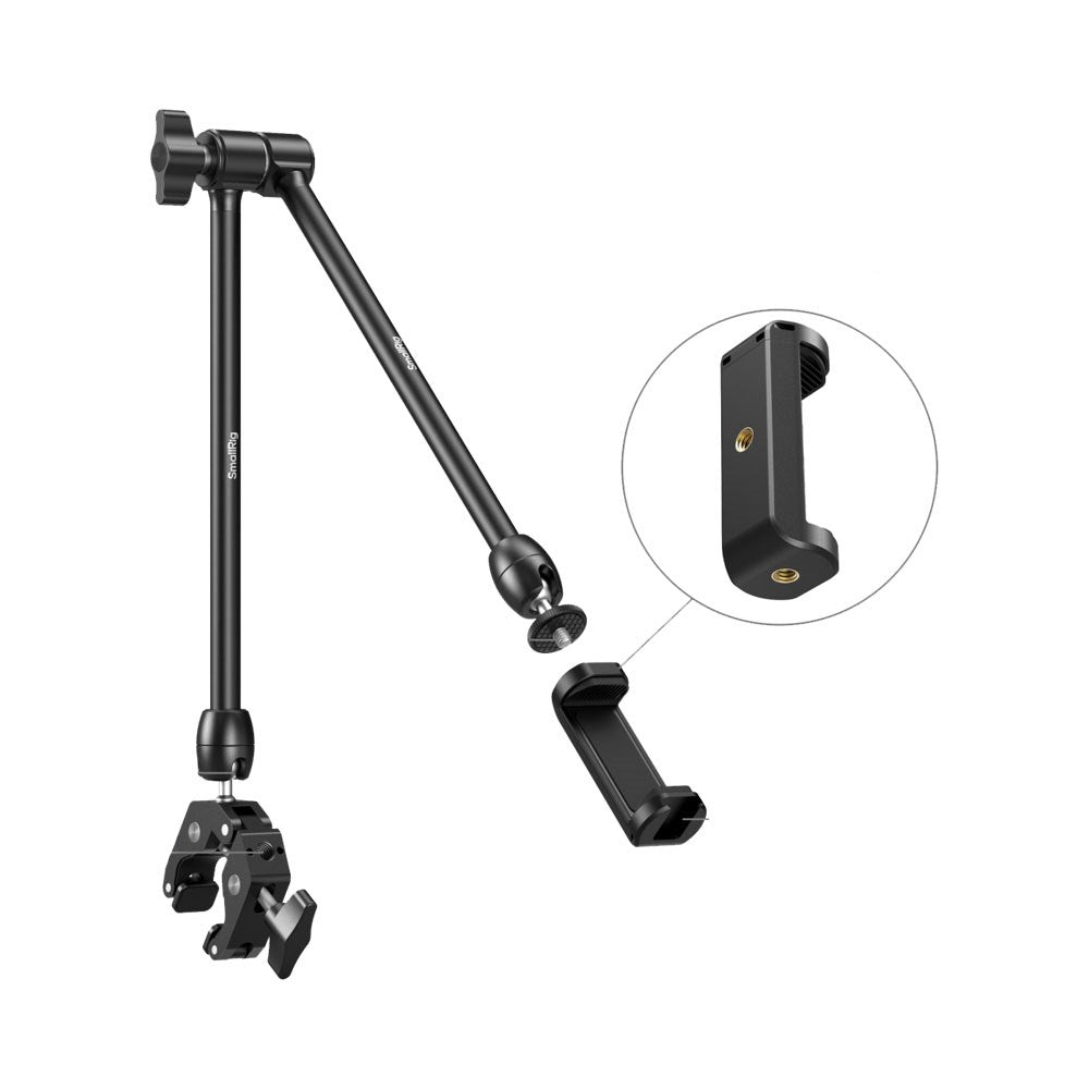 SmallRig 5624 Crab-Shaped Mobilholder til Bord - Svart