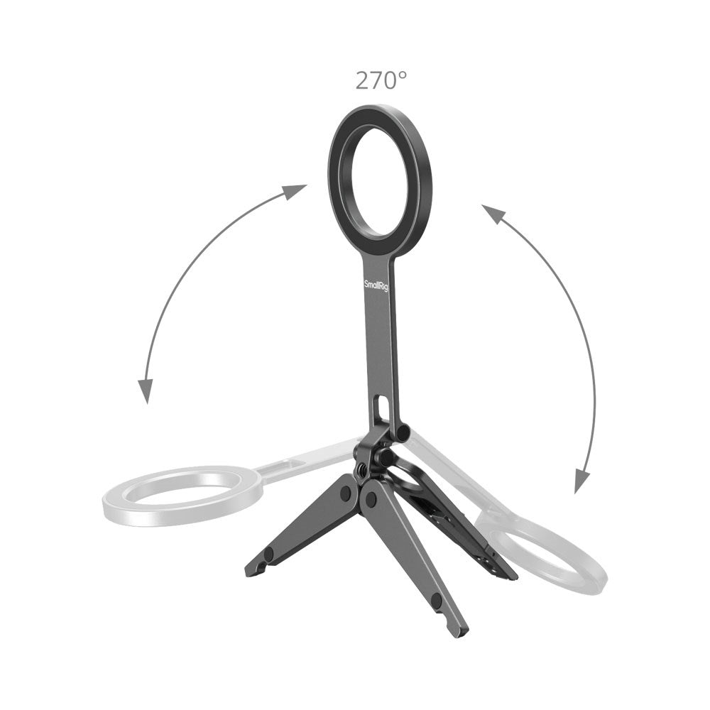 SmallRig 5649 Mobil Support Stativ – MagSafe Kompatibel – Svart