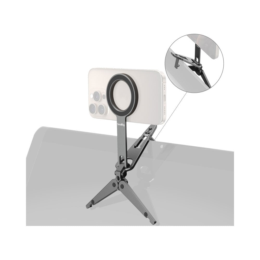 SmallRig 5649 Mobil Support Stativ – MagSafe Kompatibel – Svart