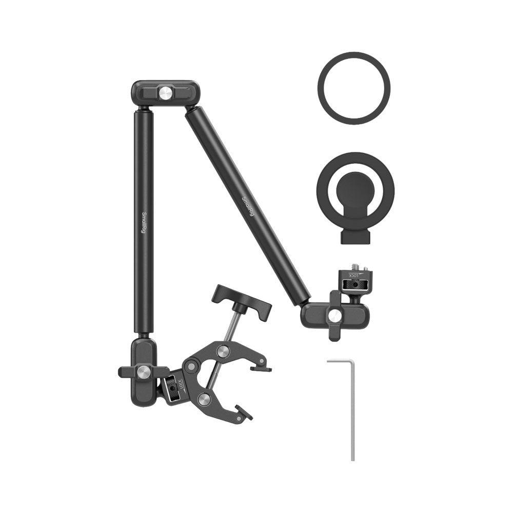 SmallRig 5626 Crab-Shaped Mobilholder til Bord - MagSafe Kompatibel - Svart