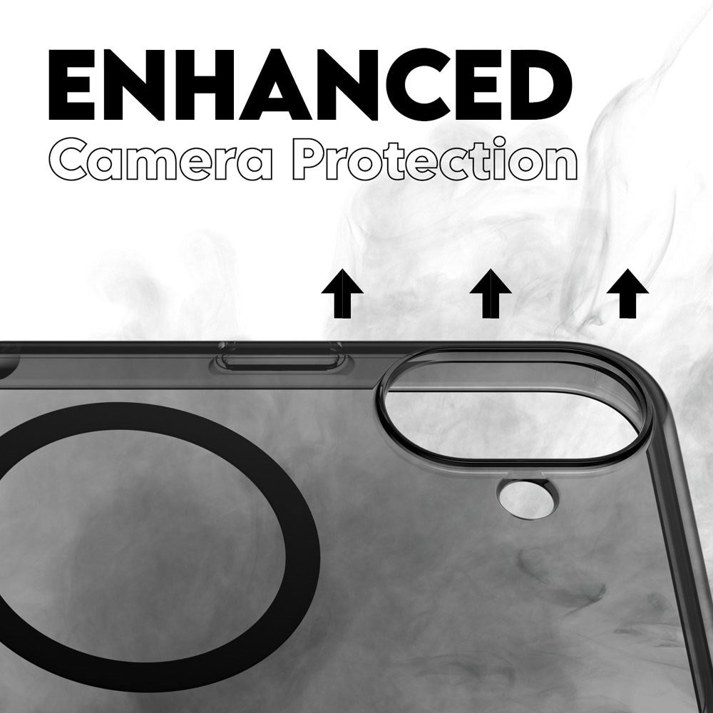 CARE by PanzerGlass iPhone 16 Plus FLAGSHIP Urban Combat-deksel - MagSafe Kompatibel - Smokey / Black
