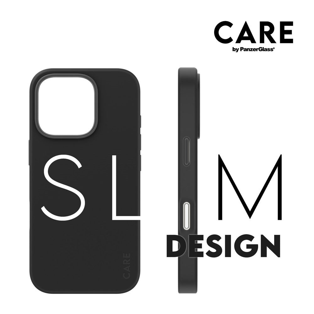 CARE by PanzerGlass iPhone 16 Pro FASHION Fearlessly Fashionable Deksel - MagSafe Kompatibel - Black