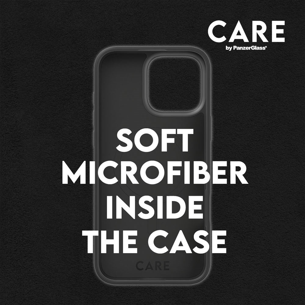 CARE by PanzerGlass iPhone 16 Pro FASHION Fearlessly Fashionable Deksel - MagSafe Kompatibel - Black