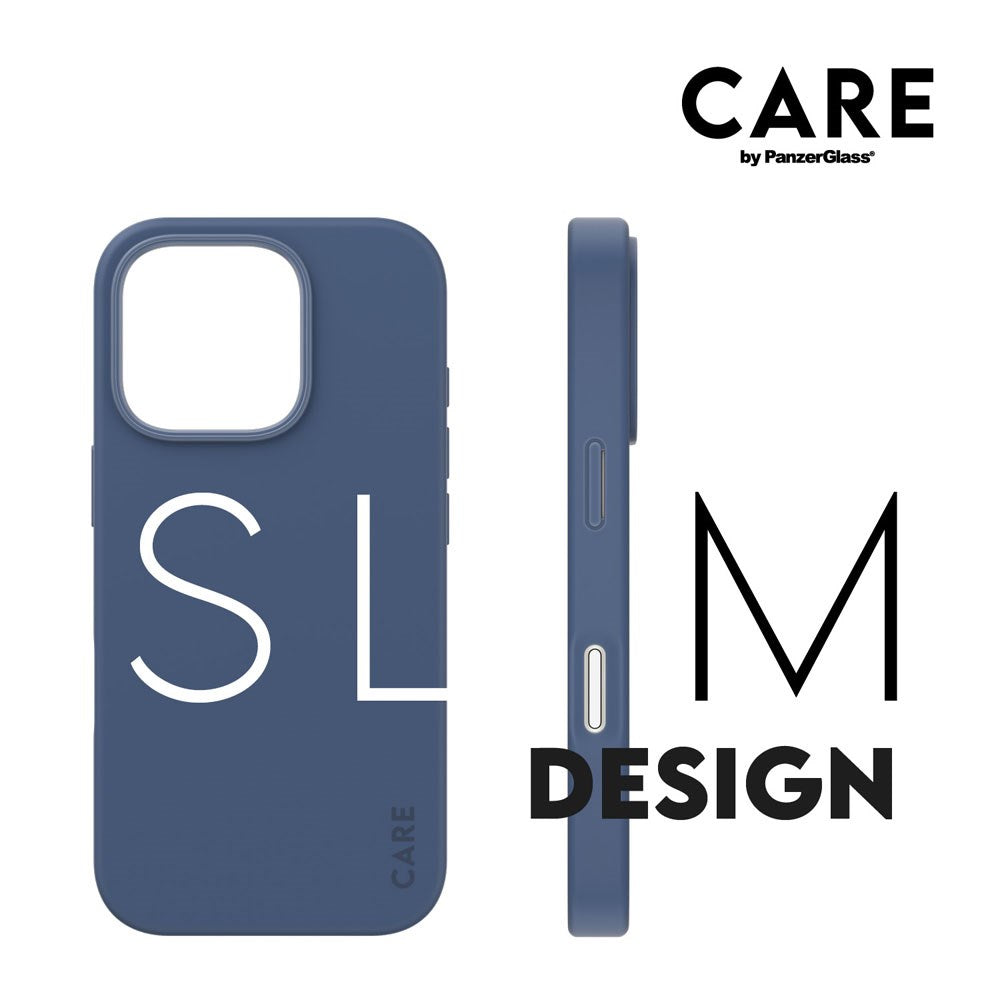 CARE by PanzerGlass iPhone 16 Pro FASHION Fearlessly Fashionable Deksel - MagSafe Kompatibel - Coronet Blue