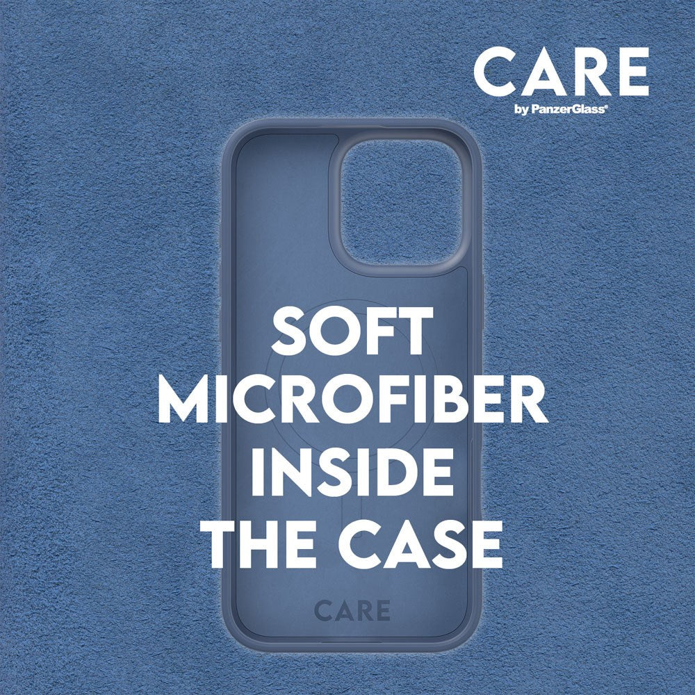 CARE by PanzerGlass iPhone 16 Pro FASHION Fearlessly Fashionable Deksel - MagSafe Kompatibel - Coronet Blue