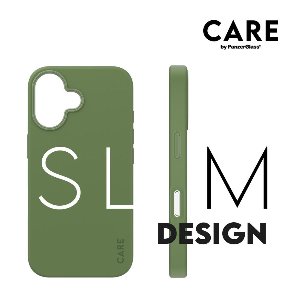 CARE by PanzerGlass iPhone 16 FASHION Fearlessly Fashionable Deksel - MagSafe Kompatibel - Piquant Green